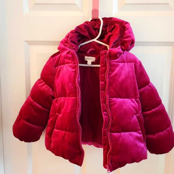 Gymboree Baby Gem Stone Velvet Puff Jacket - Picture 2 of 5